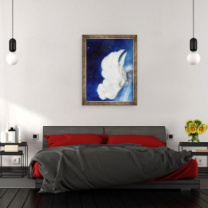 Tablou inramat - Nancy Moniz Charalambous - Aripi peste Londra, 2013, 60 x 80 cm - Img 3