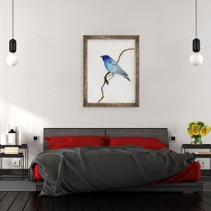 Tablou inramat - Nancy Moniz Charalambous - Micul Albastru, 2012, 70 x 90 cm - Img 3