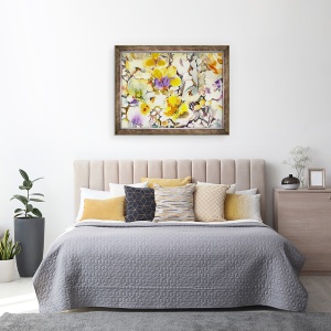 Tablou inramat - Neela Pushparaj - Toate lucrurile luminoase si frumoase, 60 x 80 cm - Img 3