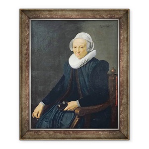 Tablou inramat - Nicolaes Eliasz - Portret De O Femeie Vechi, 70 x 85 cm