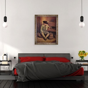 Tablou inramat - Nicolas-Bernard Lepicie - Copilul pocait, 60 x 80 cm - Img 3
