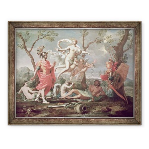 Tablou inramat - Nicolas Poussin - Venus Armarea Aeneas, 70 x 90 cm