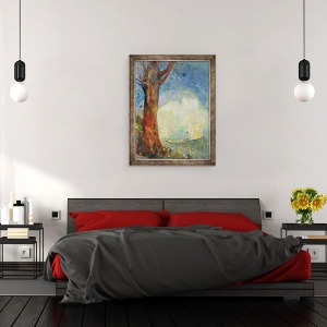 Tablou inramat - Odilon Redon - Barque, 60 x 80 cm - Img 3