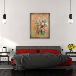 Tablou inramat - Odilon Redon - Viata statica a florilor, 60 x 80 cm - Img 3