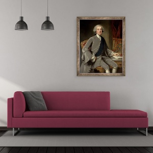 Tablou inramat - of Bath Hoare, William - Richard Grenville, Earl Temple, 50 x 60 cm - Img 2