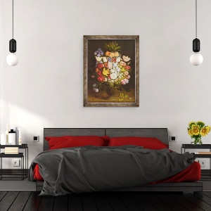 Tablou inramat - Osias Beert the Elder - Flori Natura moarta, 60 x 80 cm - Img 3