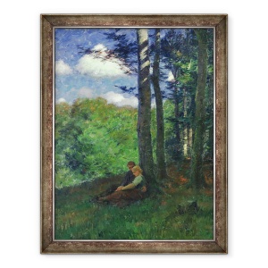 Tablou inramat - Otto Eckmann - Tineri Dragoste, 60 x 80 cm
