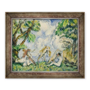 Tablou inramat - Paul Cezanne - Batalia iubirii, 70 x 85 cm