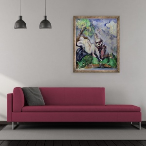 Tablou inramat - Paul Cezanne - Bathsheba, 50 x 60 cm - Img 2
