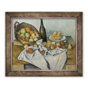 Tablou inramat - Paul Cezanne - Cosul cu Mere, 50 x 60 cm