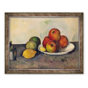 Tablou inramat - Paul Cezanne - Natura moarta cu mere, 70 x 90 cm