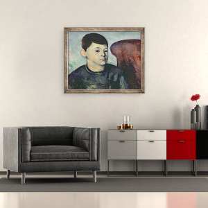 Tablou inramat - Paul Cezanne - Portretul fiului artistului, 50 x 60 cm - Img 2