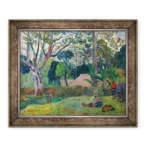 Tablou inramat - Paul Gauguin - Copacul Mare Te raau rahi, 50 x 60 cm