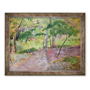 Tablou inramat - Paul Gauguin - Peisaj tropical, Martinica, 60 x 80 cm