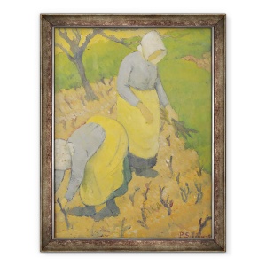 Tablou inramat - Paul Serusier - Femeile din podgorie, 60 x 80 cm