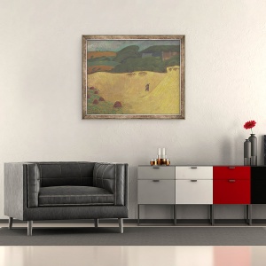 Tablou inramat - Paul Serusier - Plaja Les Grands Sables la Le Pouldu, 50 x 60 cm - Img 2