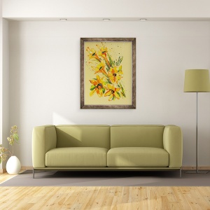 Tablou inramat - Penny Warden - Floare II, 60 x 80 cm - Img 2
