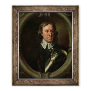 Tablou inramat - Peter Lely - Portretul lui Oliver Cromwell, 50 x 60 cm