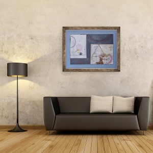 Tablou inramat - Peter McClure - ASCENDENT. 20-20, 60 x 80 cm - Img 2