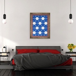 Tablou inramat - Peter McClure - Dreptunghiuri suprapuse, 70 x 90 cm - Img 3