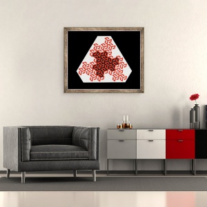 Tablou inramat - Peter McClure - Mandala, 50 x 60 cm - Img 2