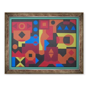 Tablou inramat - Peter McClure - NATIV AMERICAN, 60 x 80 cm