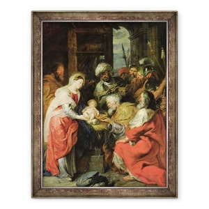 Tablou inramat - Peter Paul Rubens - Adorarea magilor I, 70 x 90 cm