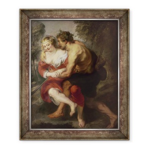 Tablou inramat - Peter Paul Rubens - Scena de dragoste sau, 50 x 60 cm