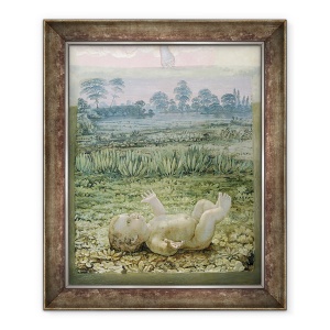Tablou inramat - Philipp Otto Runge - O sectiune din cea de-a doua versiune a Diminetii I, 50 x 60 cm