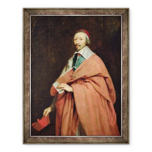 Tablou inramat - Philippe de Champaigne - Cardinal Richelieu 1585-1642 c.1639, 70 x 90 cm