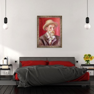 Tablou inramat - Pierre Auguste Renoir - Autoportret, 60 x 80 cm - Img 3