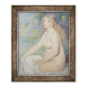 Tablou inramat - Pierre Auguste Renoir - Blonde Bather, 50 x 60 cm