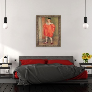 Tablou inramat - Pierre Auguste Renoir - Claude Renoir intr-un costum de clovn, 60 x 80 cm - Img 3