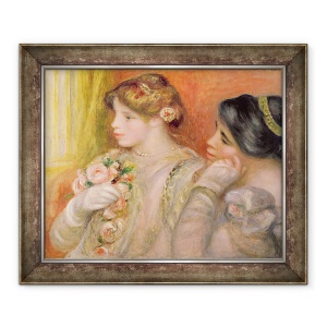 Tablou inramat - Pierre Auguste Renoir - Dans La Loge, 50 x 60 cm