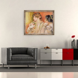 Tablou inramat - Pierre Auguste Renoir - Dans La Loge, 50 x 60 cm - Img 2