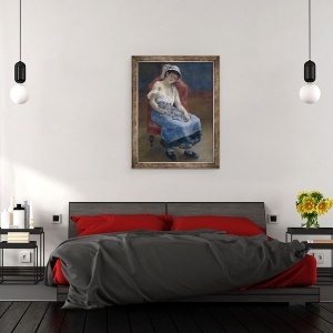 Tablou inramat - Pierre Auguste Renoir - Fata de dormit, 60 x 80 cm - Img 3