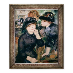 Tablou inramat - Pierre Auguste Renoir - Fete in Negru, 70 x 85 cm