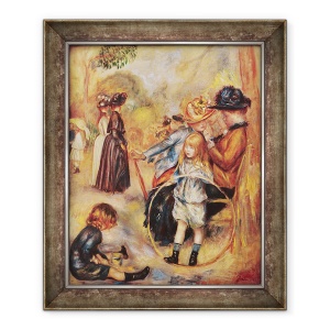 Tablou inramat - Pierre Auguste Renoir - in Gradinile Luxemburg, 50 x 60 cm