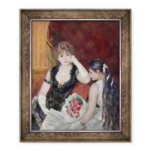 Tablou inramat - Pierre Auguste Renoir - O cutie la teatru la concert, 50 x 60 cm