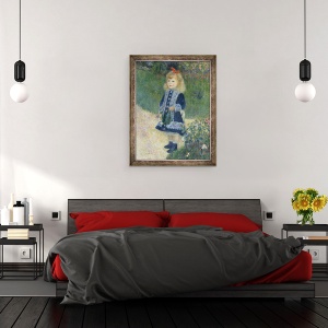 Tablou inramat - Pierre Auguste Renoir - O fata cu o cutie de udare, 60 x 80 cm - Img 3