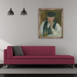 Tablou inramat - Pierre Auguste Renoir - Père Fournaise, 50 x 60 cm - Img 2