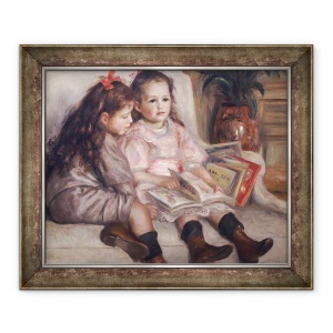 Tablou inramat - Pierre Auguste Renoir - Portrete de copii, sau Copiii de Martial Caillebotte, 70 x 85 cm
