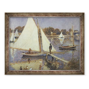 Tablou inramat - Pierre Auguste Renoir - Sena la Argenteuil II, 70 x 90 cm