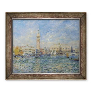 Tablou inramat - Pierre Auguste Renoir - Venetia, Palatul Dogilor, 70 x 85 cm