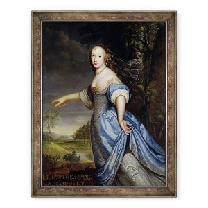 Tablou inramat - Pierre Mignard - Portret De Madame de la Sabliere, 60 x 80 cm