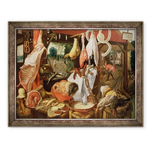 Tablou inramat - Pieter Aertsen - Stall Carne, 70 x 90 cm