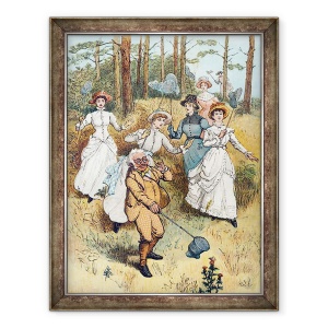 Tablou inramat - Randolph Caldecott - Clasa profesorului, 60 x 80 cm