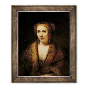 Tablou inramat - Rembrandt Harmensz van Rijn - Portret De Hendrikje Stoffels 1625-63, 70 x 85 cm
