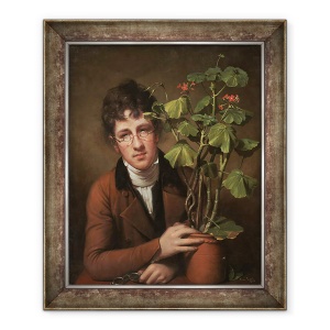 Tablou inramat - Rembrandt Peale - Rubens Peale cu Geranium, 50 x 60 cm