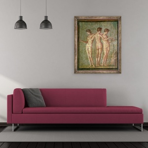 Tablou inramat - Roman - Trei Gratii, 70 x 85 cm - Img 2